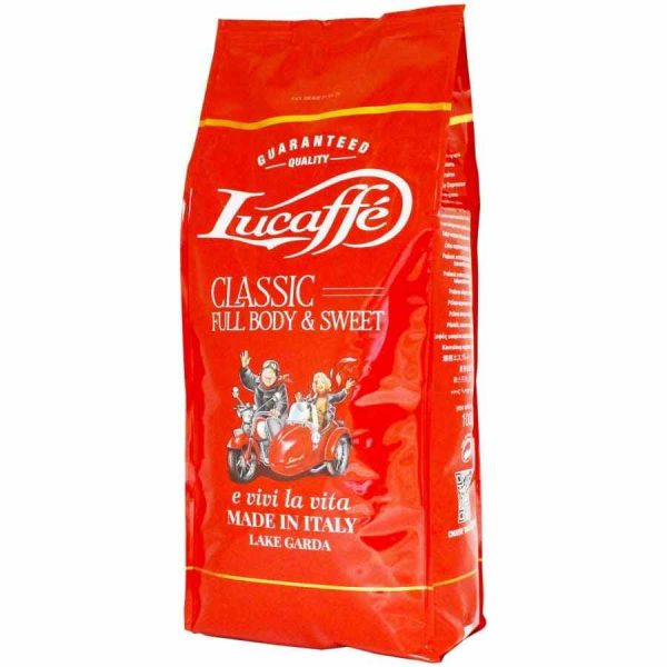 Indulge in the rich aroma of Classic Lucaffé - an exquisite blend of premium coffee beans. Order now for a taste of luxury!