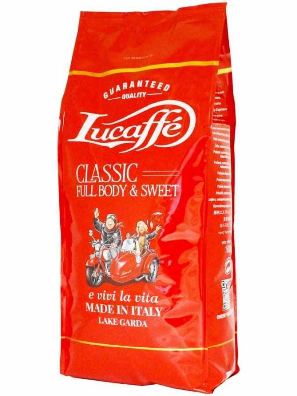 Indulge in the rich aroma of Classic Lucaffé - an exquisite blend of premium coffee beans. Order now for a taste of luxury!