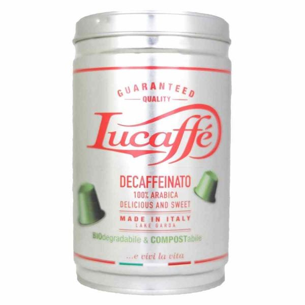 Premium 100% Biodegradable Coffee Capsules for Nespresso Lucaffé Decaf - Pack of 22 Eco-Friendly Pods | Sustainable Choice for Coffee Lovers