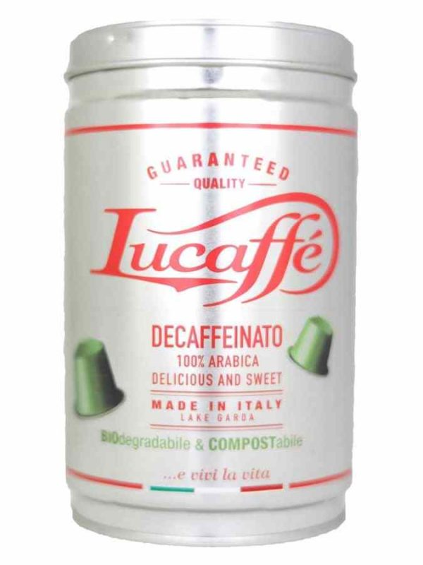 Premium 100% Biodegradable Coffee Capsules for Nespresso Lucaffé Decaf - Pack of 22 Eco-Friendly Pods | Sustainable Choice for Coffee Lovers