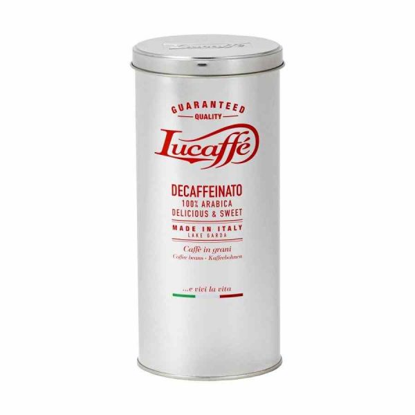 Premium Lucaffé Decaffeinato Decaffeinated Coffee - Smooth and rich blend, perfect for those seeking a caffeine-free option. Buy now!