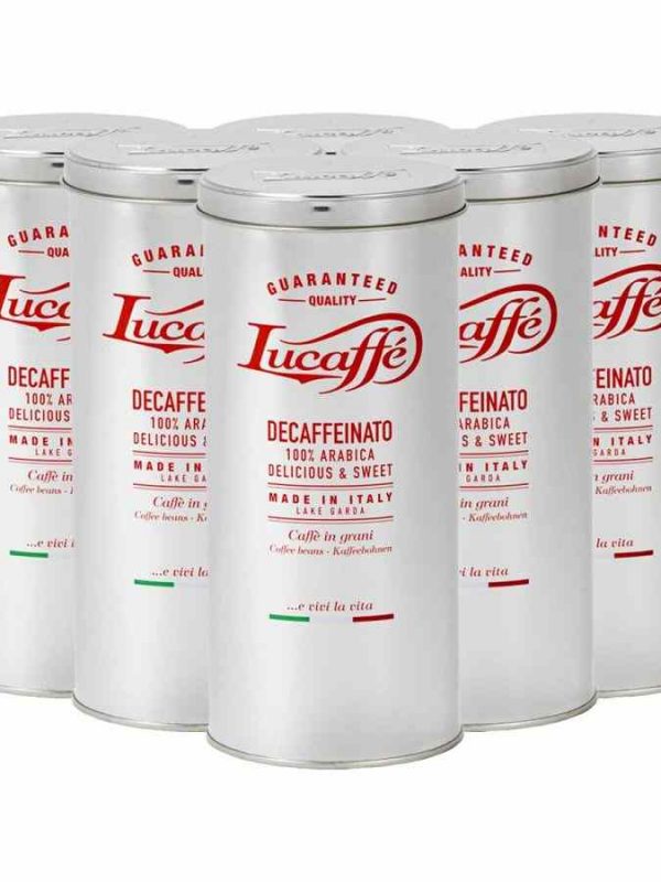 Indulge in the rich aroma of Lucaffé Decaffeinato Decaffeinated Coffee - a premium blend for a caffeine-free experience. Order yours online today!