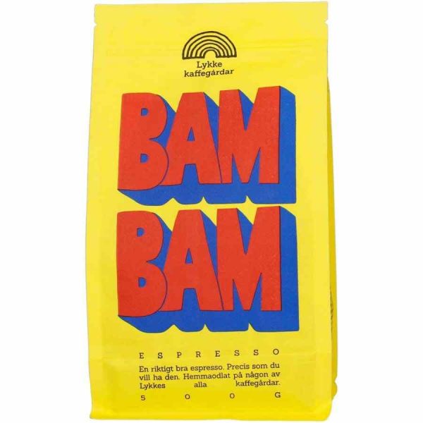 Experience the rich flavors of Lykke Espresso BAM BAM 500g Coffee Beans. Indulge in premium quality coffee beans for a satisfying brew.