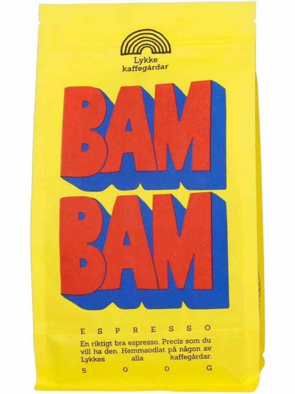 Experience the rich flavors of Lykke Espresso BAM BAM 500g Coffee Beans. Indulge in premium quality coffee beans for a satisfying brew.