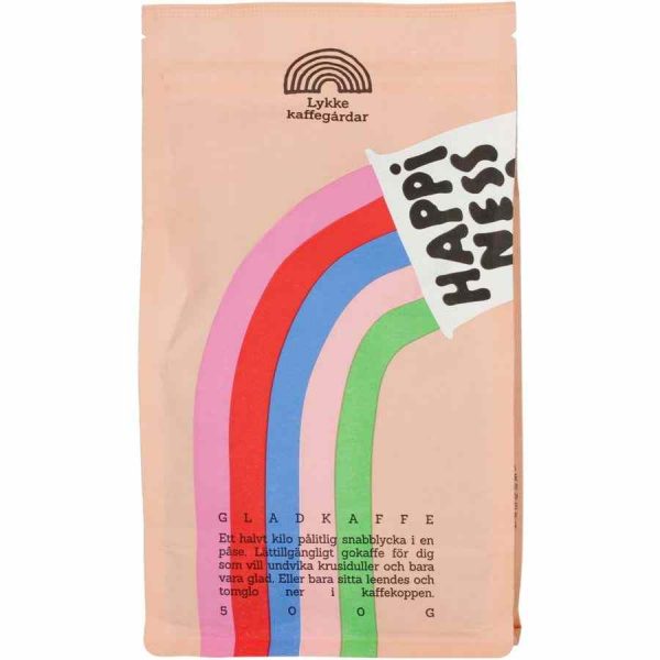 Indulge in joy with Lykke Happiness 500g premium coffee beans - the perfect blend for your daily dose of happiness!