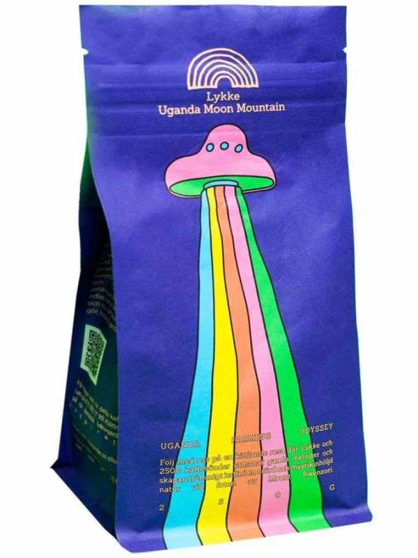 Experience pure bliss with Happiness UFO Uganda 250g coffee beans - a rich blend of pure happiness, direct from Uganda.