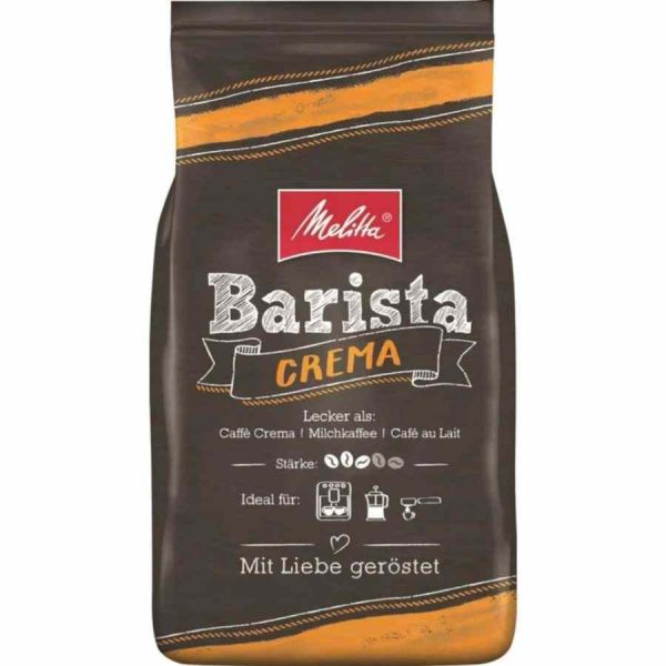 Premium Melitta Barista Cream 1 kg Coffee Beans - Rich and aromatic blend for true coffee connoisseurs, perfect for online purchase!