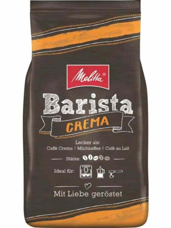 Premium Melitta Barista Cream 1 kg Coffee Beans - Rich and aromatic blend for true coffee connoisseurs, perfect for online purchase!