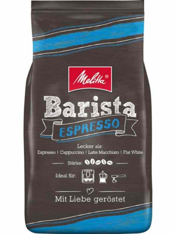 Indulge in rich and aromatic Melitta Barista Espresso Coffee 1 kg beans for a delightful coffee experience at home!
