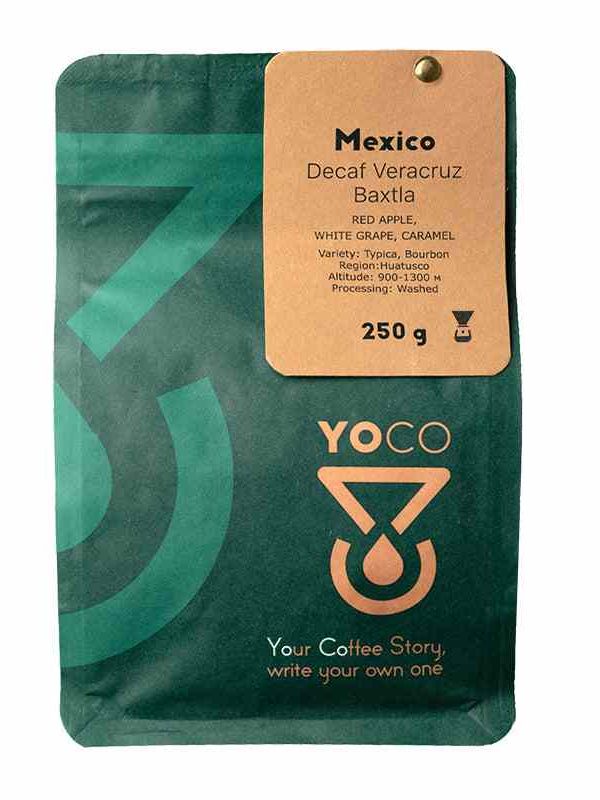 Experience the smooth & rich flavor of Mexico Decaf Veracruz Filter Coffee 250g. Indulge in a decaf delight with every sip.