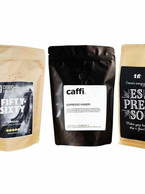 Premium Micro Roastery Finnish Espresso Pack - 3 x 250g bags of handcrafted coffee for a delightful morning pick-me-up