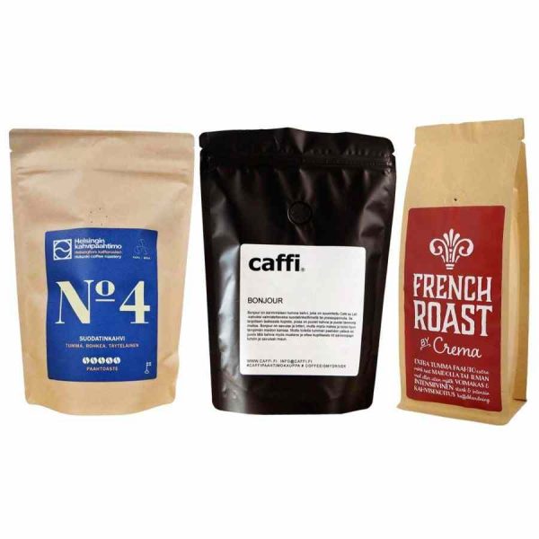 Premium Micro Roastery French Roast Coffees Bundle - 3 x 250 g Pack, Rich Aroma and Bold Flavors, Perfect for Coffee Enthusiasts