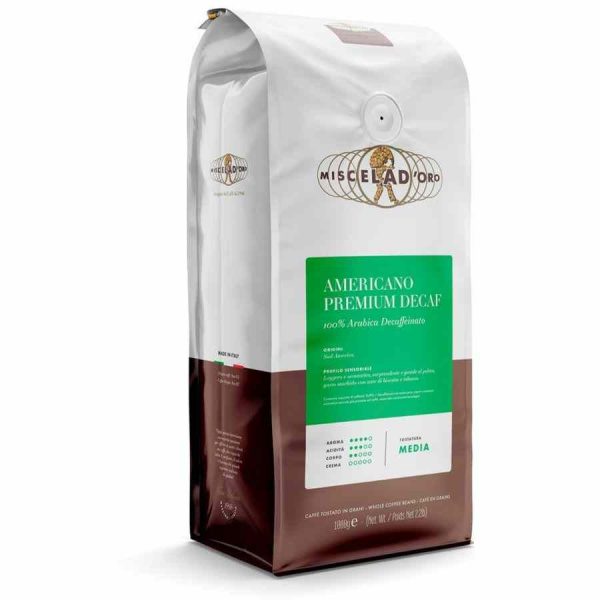 Premium decaffeinated 100% Arabica coffee blend from America, rich in golden flavor, perfect for caffeine-sensitive coffee enthusiasts. Purchase now!