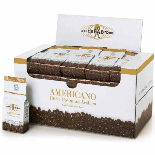 Indulge in the exquisite flavor of American Gold Blend 100% Arabica Filter Coffee, 50 x 64g units of pure coffee bliss. Order now!