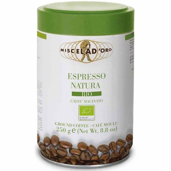 Indulge in the exquisite Miscela d'Oro Espresso Natura - premium quality Italian coffee blend, perfect for espresso lovers!