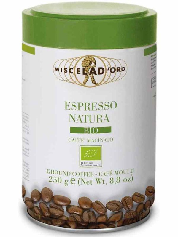 Indulge in the exquisite Miscela d'Oro Espresso Natura - premium quality Italian coffee blend, perfect for espresso lovers!