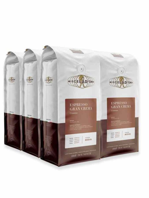 Indulge in the rich flavors of Miscela d'Oro Grande Creme, a premium coffee blend for a luxurious experience. Buy now online!