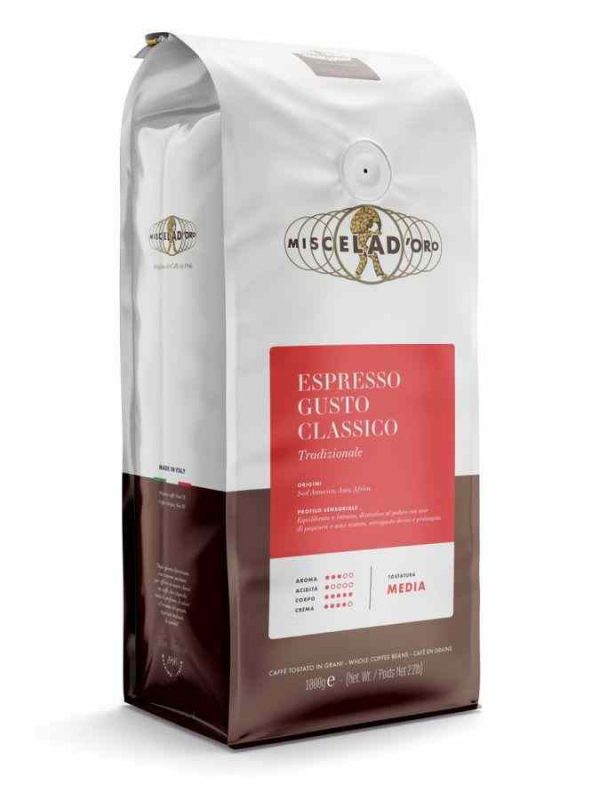 Indulge in the rich flavors of Miscela d'Oro Classic blend - a premium coffee for connoisseurs. Buy online now!