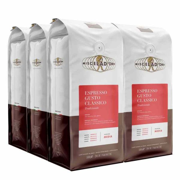 Indulge in the rich and authentic taste of Miscela d'Oro Classic Flavor, a premium coffee blend perfect for java enthusiasts. Buy now!