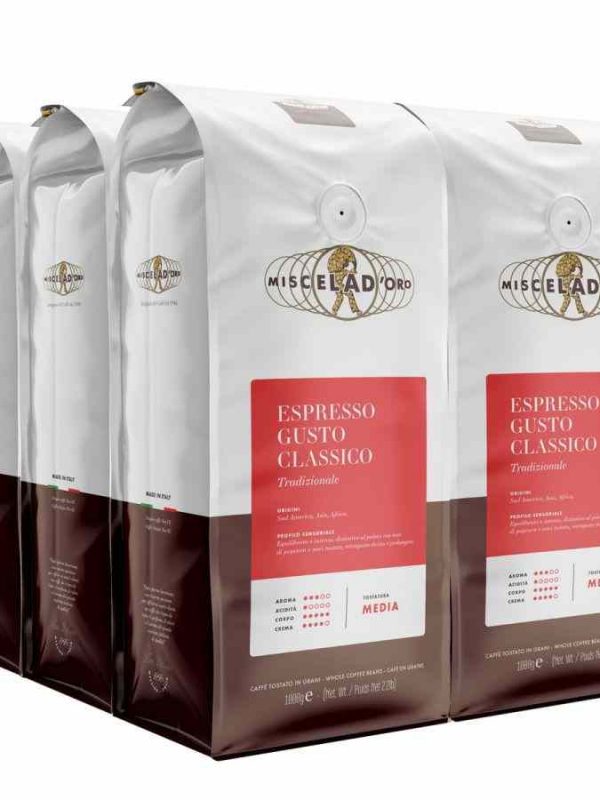 Indulge in the rich and authentic taste of Miscela d'Oro Classic Flavor, a premium coffee blend perfect for java enthusiasts. Buy now!