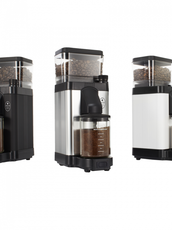 Experience precision grinding with the Moccamaster KM5 Electric Burr Grinder - perfect for superior coffee brewing at home.