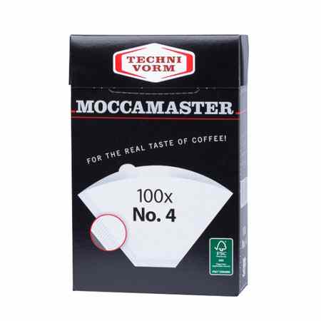 Premium Moccamaster No.4 Paper Filters, 100 Sheets - Superior quality filters for a perfect brew every time. Buy now!