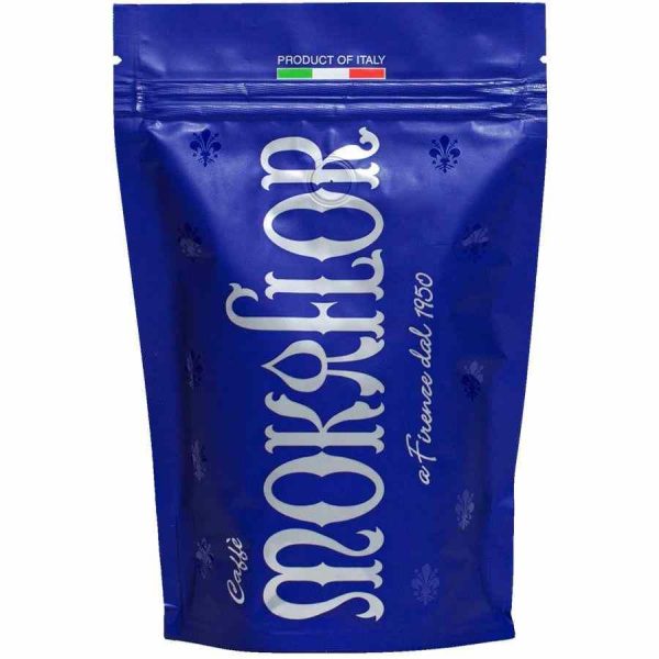 Premium Mokaflor Blu Coffee Beans: Indulge in rich, aromatic flavors with these exquisite, high-quality beans for the perfect brew at home.