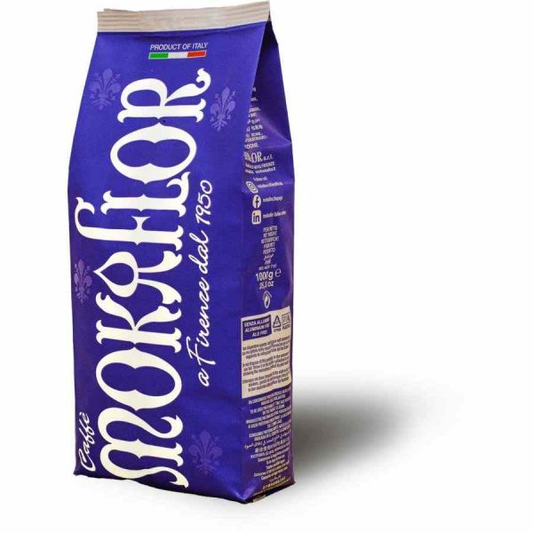 Indulge in the exquisite flavors of Mokaflor Blu Coffee Beans - perfect for brewing a rich, aromatic cup of high-quality coffee at home.