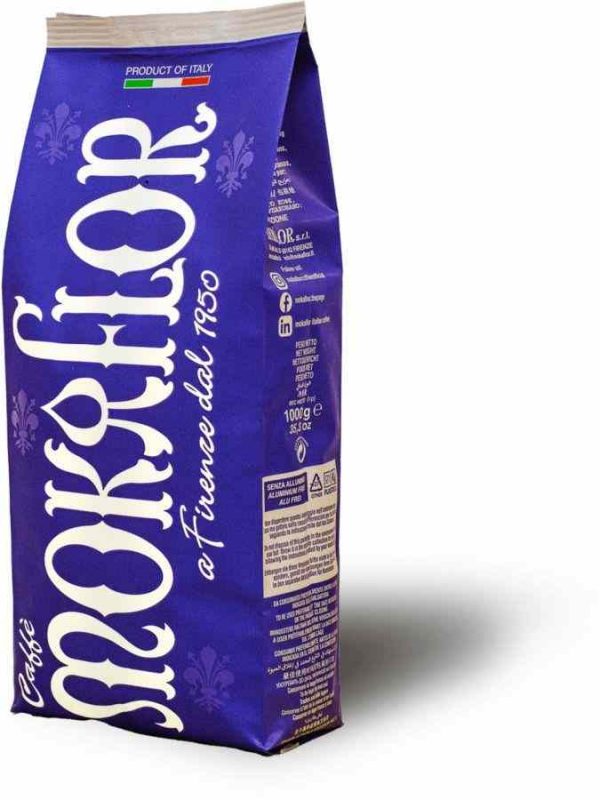 Indulge in the exquisite flavors of Mokaflor Blu Coffee Beans - perfect for brewing a rich, aromatic cup of high-quality coffee at home.