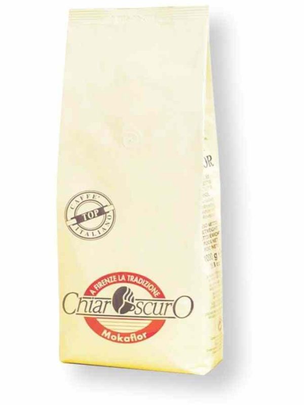Mokaflor Chiaroscuro Kenya Coffee AA: Indulge in rich flavors of premium AA-grade Kenyan coffee beans. Enjoy the perfect blend of dark and light roast.