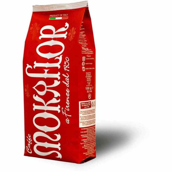 Mokaflor Rossa Coffee Beans - Rich, aromatic blend for the ultimate coffee experience. Buy now for premium taste and quality!