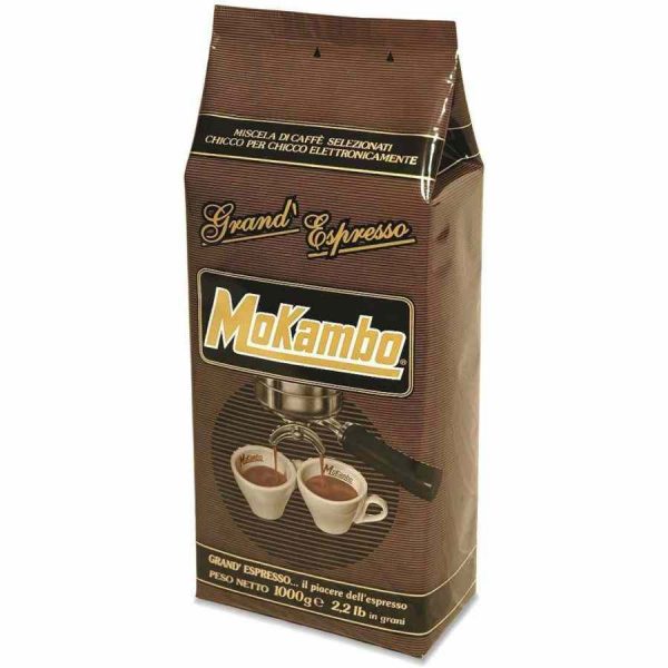 Indulge in the rich aroma of Mokambo Grand Espresso coffee beans - 1 kg of pure delight! Perfect for coffee enthusiasts.