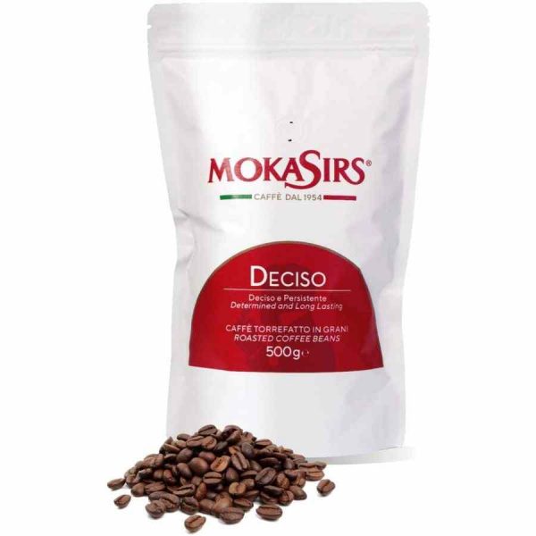 Experience bold flavors with MokaSirs Deciso coffee blend - a premium choice for rich and aromatic indulgence. Shop now!