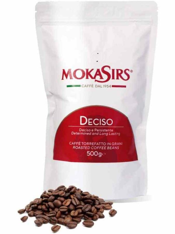 Experience bold flavors with MokaSirs Deciso coffee blend - a premium choice for rich and aromatic indulgence. Shop now!