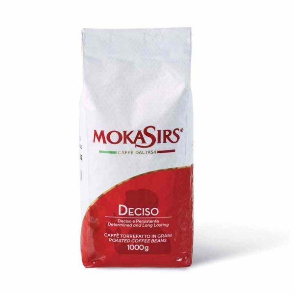 Experience rich and bold flavors with MokaSirs Deciso coffee blend - the perfect choice for coffee aficionados. Buy now for a premium coffee experience!