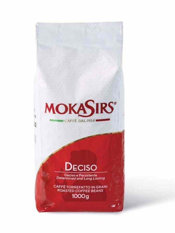 Experience rich and bold flavors with MokaSirs Deciso coffee blend - the perfect choice for coffee aficionados. Buy now for a premium coffee experience!