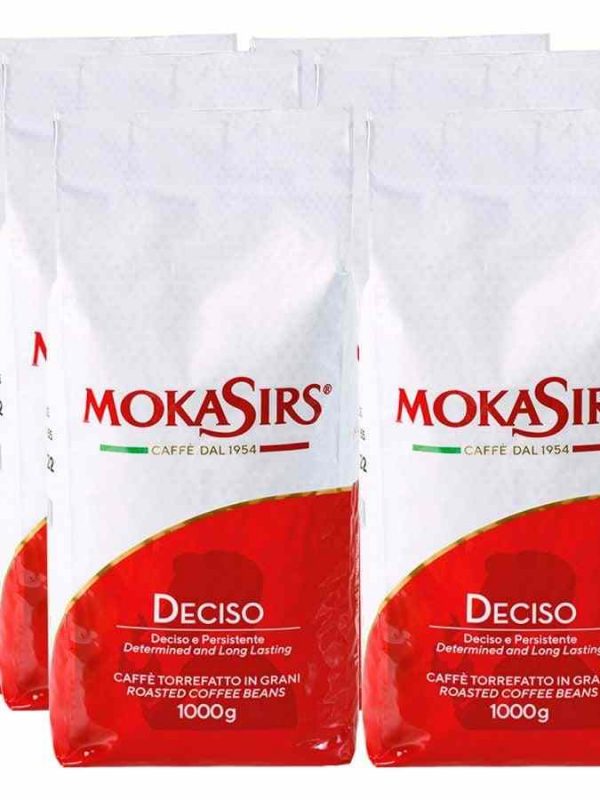 Indulge in the rich and bold flavor of MokaSirs Deciso - the perfect choice for coffee enthusiasts. Order yours online now!