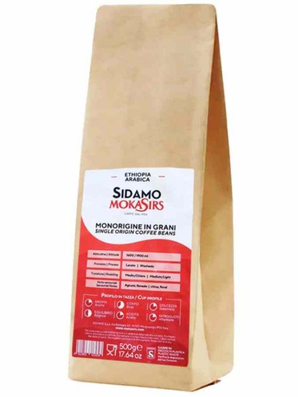 Discover the rich flavors of MochaSirs Ethiopia Sidamo 500g - a premium blend of Ethiopian coffee beans. Elevate your coffee experience now!