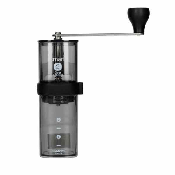 Experience precision grinding with the stylish Hario Smart G Grinder in sleek black finish - the perfect choice for coffee enthusiasts!