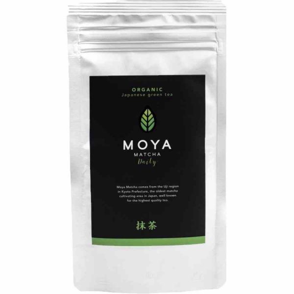 Experience pure bliss with Moya Matcha Organic Daily Green Tea - your source of antioxidant-rich goodness for a healthier routine!