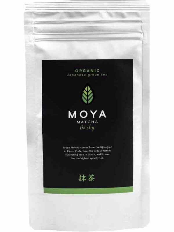 Experience pure bliss with Moya Matcha Organic Daily Green Tea - your source of antioxidant-rich goodness for a healthier routine!