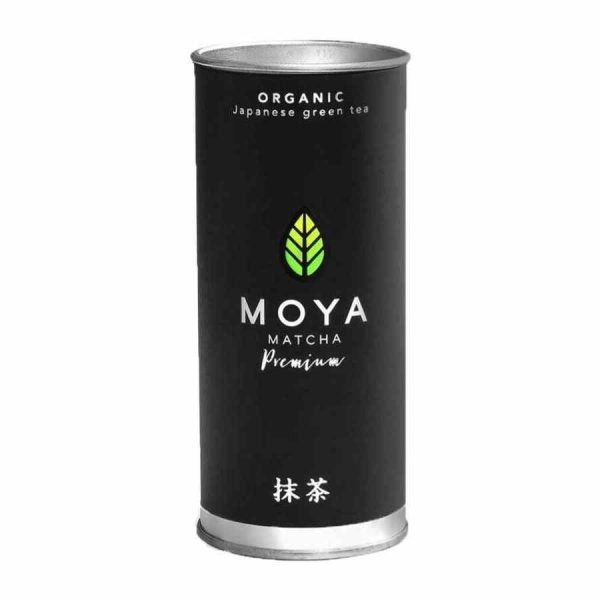 Experience the pure essence of Organic Premium Green Tea Moya Matcha 30 g - a luxurious blend for a refreshing and invigorating brew.