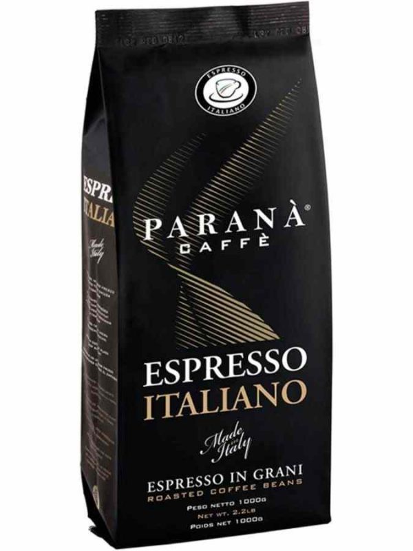 Indulge in the rich aroma of Parana Espresso Italiano 1 kg Coffee Beans, perfect for a premium coffee experience at home. Order now!