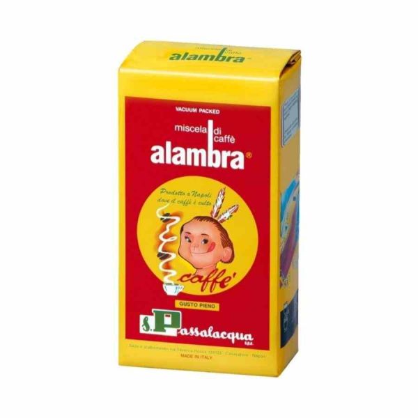 Passalacqua Alambra 250g Ground Coffee - Rich and aromatic Italian coffee blend for your everyday indulgence. Buy now!