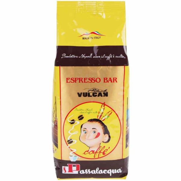 Passalacqua Black Vulcan 500g premium coffee beans for a rich and bold brew experience, shop online now