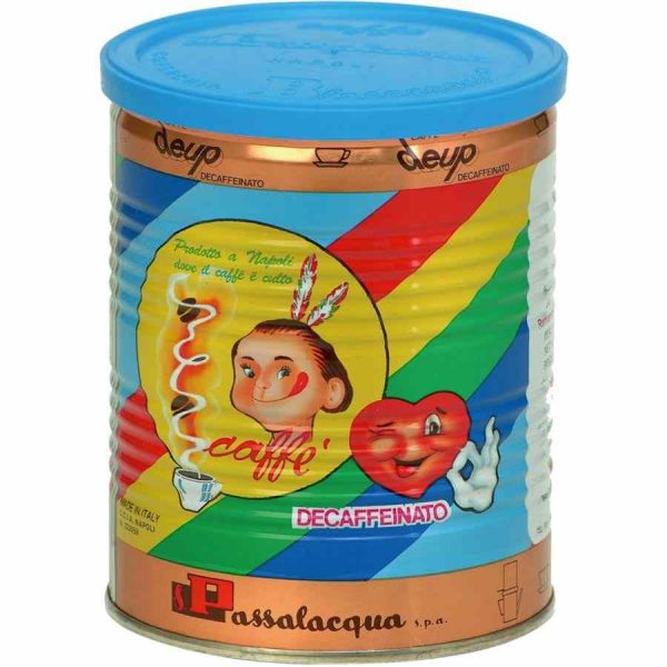 Passalacqua DeUp Espresso Decaffeinated: Premium, full-bodied decaf espresso blend for coffee lovers. Buy now for a rich and satisfying experience!