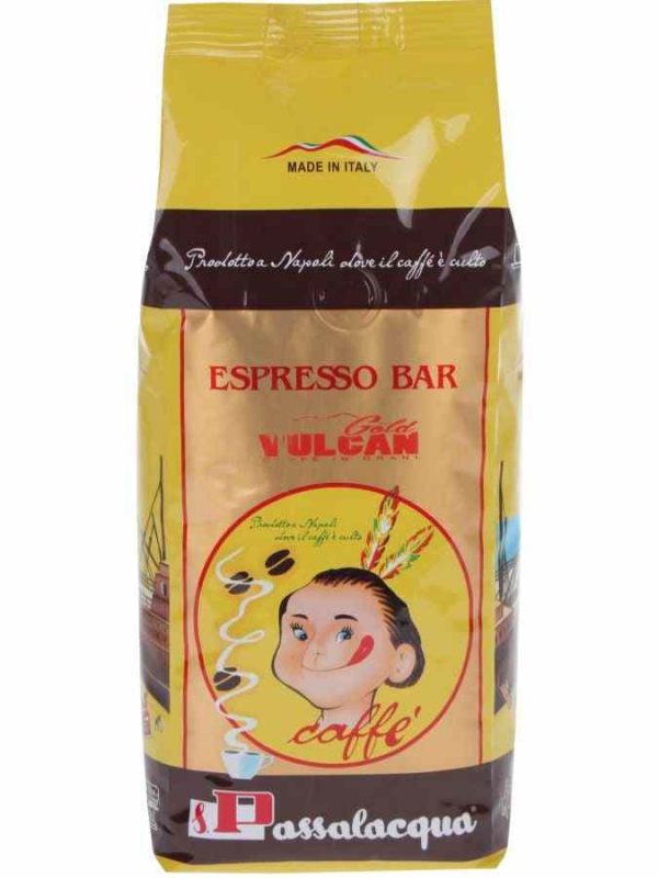 Passalacqua Gold Vulcan 500g premium coffee beans - Rich Italian blend for coffee enthusiasts - Buy online now!