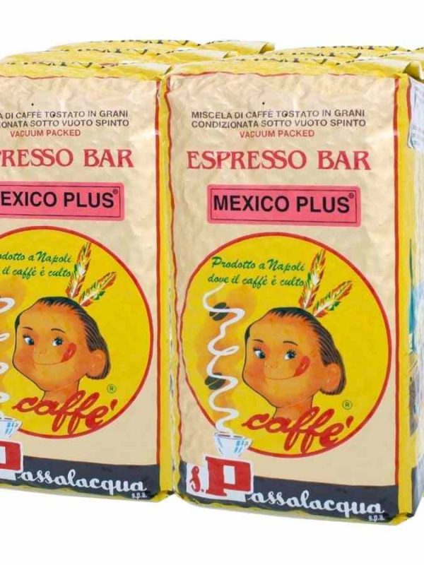 Indulge in Passalacqua Mexico Plus 6 x 1 kg coffee beans - a premium blend for a rich and flavorful brew. Order now for a taste of perfection!