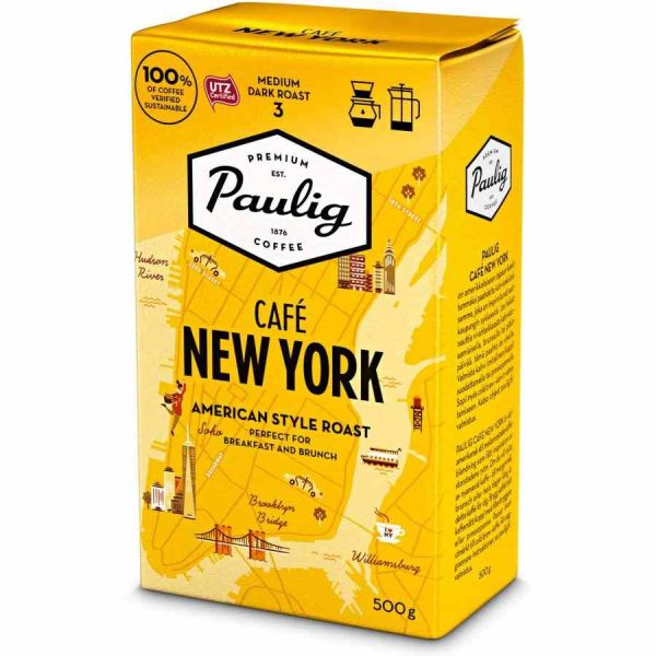 Indulge in the rich and aromatic Paulig Café New York blend for a taste of luxury and sophistication. Order online now!