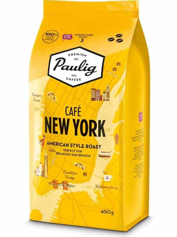 Experience the vibrant flavors of Paulig Café New York - the perfect blend for a taste of the city that never sleeps.